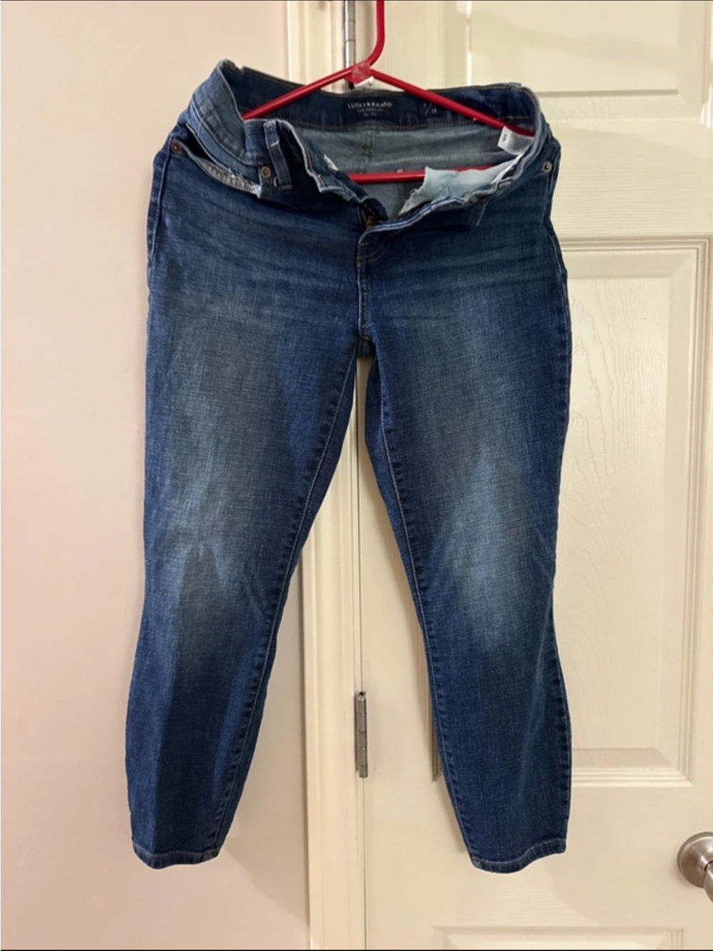 Lucky Brand Women's Dark Indigo Cropped Jeans